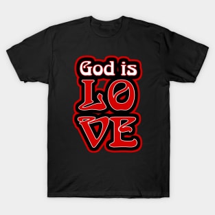 God is Love Art Nouveau T-Shirt